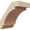 Ekena Millwork 5-inch W x 8-inch D x 8-inch H Aspen Rough Cedar Woodgrain TimberThane Knee Brace, Primed BRCUR05X08X08ASPRCPR - alternate 1